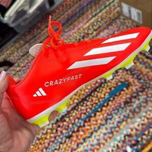 Adidas X Crazyfast FxG Red and White Women's Soccer Cleats sz 7